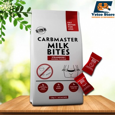 Kẹo Hỗ Trợ Giảm Cân Bio E Carbmaster Milk Bites 120g